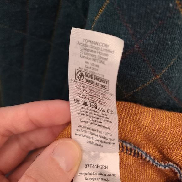 Topman Light Green Quilted Sweater - Styled as Women's Small - Picture 5 of 10